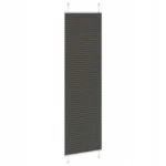 VidaXL Roleta plisowana, czarna 60cm x 200cm 4
