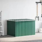 Skrzynia ogrodowa metal 1250 l zielony 8