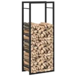 Stojak na drewno VidaXL metalowy 132x50x28 cm 9