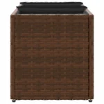 Doniczka technorattan, polirattan brązowa VidaXL 105 cm x 30 x 32 cm 6