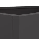 Donica dekoracyjna VidaXL stalowa 62x30x29 cm czarna 7