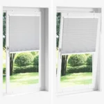 VidaXL Roleta plisowana, czarna 60cm x 200cm 8