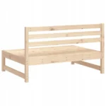 Sofa środkowa do ogrodu, 120x80 cm, lite drewno sosnowe 4