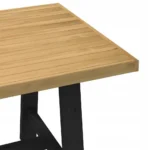 VidaXL Stół prostokątny jadalniany do salonu 180 x 90 x 75cm czarne nogi 5