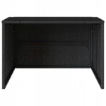 Osłona do kosiarki robotycznej czarna rattan PE 86x90x52/57 cm 5