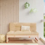 Sofa środkowa do ogrodu, 120x80 cm, lite drewno sosnowe 7