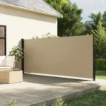 vidaXL Zwijana markiza boczna, beżowa, 180x300 cm 2