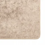 vidaXL Bieżnik MARSA Beżowy dywanik 80 x 100 cm Poliester i PVC 5