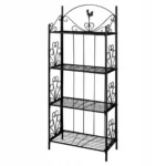 Kwietnik VidaXL 153 cm metal czarny
