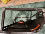 Komoda VidaXL 108 x 30 x 72cm odcienie szarości matowe 10