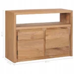 Komoda VidaXL 80 x 30 x 60cm metal matowe 6