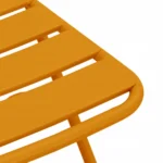 Krzesło ogrodowe VidaXL metal żółty 10