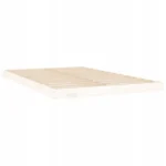 Łóżko tapicerowane VidaXL 120x200 biały 3