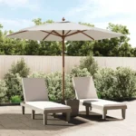 Parasol klasyczny VidaXL beżowy 299 x 240 cm