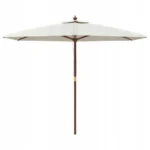 Parasol klasyczny VidaXL beżowy 299 x 240 cm 3