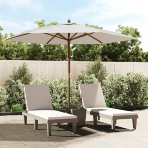 Parasol klasyczny VidaXL beżowy 299 x 240 cm