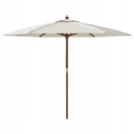Parasol klasyczny VidaXL beżowy 299 x 240 cm 4
