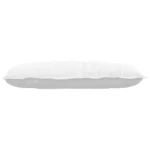 Poduszka pod plecy Biała 100 x 19 x 50 cm tekstylna 5