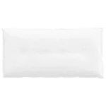 Poduszka pod plecy Biała 100 x 19 x 50 cm tekstylna 6
