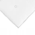 Poduszka pod plecy Biała 100 x 19 x 50 cm tekstylna 7