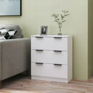 Szafka, biała, 60x30x70 cm, materiał drewnopochodny 2