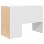 VidaXL Biurko z półką Biały 102 x 50 x 75 cm Materiał drewnopochodny 7