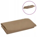 vidaXL Materiał wymienny do parasola ogrodowego Cantilever Taupe 350 cm