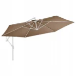 vidaXL Materiał wymienny do parasola ogrodowego Cantilever Taupe 350 cm 6