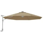 vidaXL Materiał wymienny do parasola ogrodowego Cantilever Taupe 350 cm 9