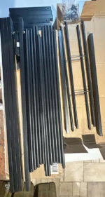 vidaXL Metalowa rama łóżka, czarna, 75x190 cm 10