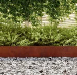 vidaXL Obrzeże ogrodowe Rusty 450 x 20 cm Stal nierdzewna 2
