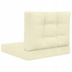 vidaXL Poduszka do sofy na zewnątrz Poliester Kremowy 60 x 60 x 8 cm 7