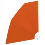 vidaXL Składany parawan balkonowy, terakota, 140x140 cm 8