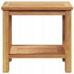 vidaXL Stolik kawowy Brązowy 50 x 35 x 45 cm Lite drewno teakowe OPIS! 5