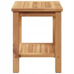 vidaXL Stolik kawowy Brązowy 50 x 35 x 45 cm Lite drewno teakowe OPIS! 6