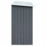 Wiata na drewno VidaXL stal galwanizowana szara 330 x 84 x 152 cm 4