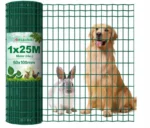 Amagabeli 1M X 25M Spawana siatka ochro z tworzywa sztucznego dla zwierząt