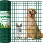 Amagabeli 1M X 25M Spawana siatka ochro z tworzywa sztucznego dla zwierząt