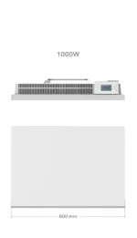 Ceramiczny grzejnik elektryczny z ekranem LCD 1000W 5