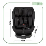 FableKids - 360° i-Size Fotelik samochodowy dla dziecka NORA | ISOFIX i 2