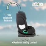 FableKids - 360° i-Size Fotelik samochodowy dla dziecka NORA | ISOFIX i 3