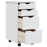 Komoda VidaXL 34 x 39 x 65,5cm biały białe 3