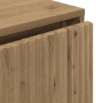 Komoda z szufladami VidaXL 33 x 79,5 x 82cm Dąb brązowy 11