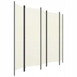 Parawan 5-panelowy, biały, 250 x 180 cm PATRZ OPIS! 10