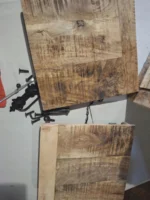 Stolik VidaXL kwadratowy 40 x 70 x 40 cm odcienie różu 14