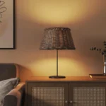 vidaXL Klosz do lampy, brązowy, Ø50x30 cm, wiklinowy 3