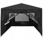 vidaXL Namiot imprezowy, Pawilon ogrodowy, 3 x 4 m, antracytowy 3
