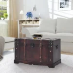 VidaXL Skrzynia w stylu vintage, drewniana, 66 x 38 x 40 cm OPIS! 2