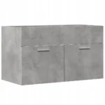 Vidaxl Szafka pod umywalkę, szarość betonu, 90x38,5x46 cm