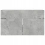 Vidaxl Szafka pod umywalkę, szarość betonu, 90x38,5x46 cm 4